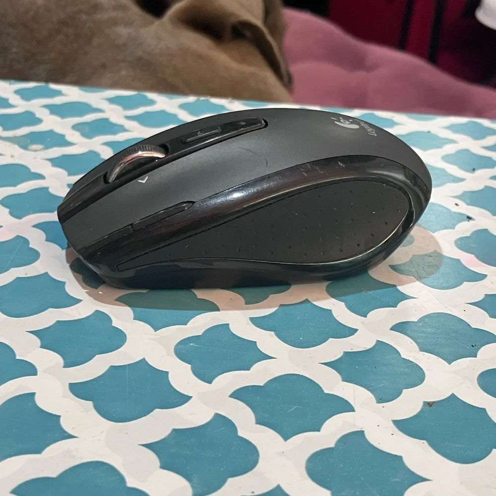 Logitech Black Wireless Mouse with USB Receiver